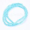 Imitation Austrian Crystal 5301 Bicone Beads GLAA-S026-06-3