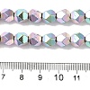 Baking Painted Synthetic Non-Magnetic Hematite Beads Strands G-I364-P01-02-4