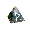 Orgonite Pyramid Resin Display Decorations DJEW-PW0006-03U-1