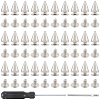 100 Bags Alloy Spiked Cone Rivets for Bag Decoration FIND-CL0002-06P-7