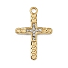 304 Stainless Steel Rhinestone Pendants STAS-P430-01B-G01-1