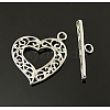 Brass Toggle Clasps KK-E737-18P-3