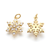Brass Micro Pave Cubic Zirconia Pendants LS-KK-F774-10G-NR-2