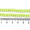 Drawbench Transparent Glass Beads Strands GLAD-Q012-4mm-07-3