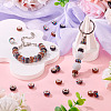 105Pcs 3 Colors Polymer Clay Rhinestone European Beads CPDL-TA0001-02-7