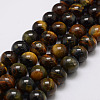 Natural Tiger Eye Bead Strands X-G-P230-07-10mm-1