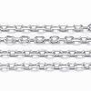 Tarnish Resistant 304 Stainless Steel Cable Chains CHS-H009-22P-1