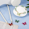  16Pcs 16 Colors Glass Pendants GLAA-TA0001-49-6