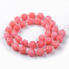 Natural Rhodochrosite Beads Strands G-R482-05-10mm-2