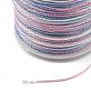 12 Rolls 12 Colors Polyester Cord OCOR-L046-B01-4