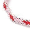 Glass Seed Braided Beaded Bracelet BJEW-MZ00057-5