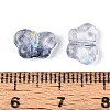 Spray Painted Transparent Acrylic Beads OACR-N149-01A-3