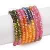 Transparent Gradient Color Cubic Zirconia Strand ZIRC-NH0002-01K-1