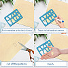 Acrylic Earring Handwork Template DIY-WH0359-053-3