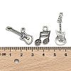 Mixed Music Theme Tibetan Style Alloy Pendants TIBEP-X0155-AS-4