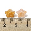 Two-tone Opaque Acrylic Bead Caps OACR-G034-07C-3