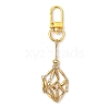 304 Stainless Steel Empty Stone Holder Chain Pouch Pendant Decorations HJEW-JM01885-02-1