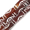 Rice Shape Tibetan Style dZi Beads Strands G-A269-A01-01-2