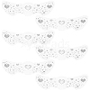 10Pcs Transfer Sticker Proof Removable Temporary Tattoos Stickers DIY-SP0003-65B-06-1