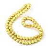 Electroplate Glass Beads Strands EGLA-H109-12H-01-2