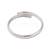 Non-Tarnish 304 Stainless Steel Plain Band Rings STAS-S125-13P-2