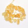 Rough Raw Grade A Natural Citrine Beads Strands G-K202-17A-2