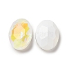 Mocha Fluorescent Style Glass Rhinestone Cabochons GGLA-M005-01B-001MK-2