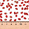 Picasso Spray Painted Glass Seed Beads SEED-T006-04-26-4