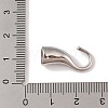 Non-Tarnish 304 Stainless Steel Hook Clasps STAS-C109-23P-02-3