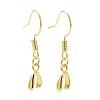 Rack Plating Brass Earring Hooks KK-F839-025B-G-1