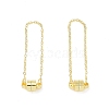 Brass Magnetic Clasp with Cable Safety Chain X-KK-F839-035G-1