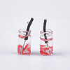 Glass Bottle Pendants CRES-N017-06E-2