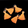 Polycotton(Polyester Cotton) Tassel Pendant Decorations FIND-S281-34-1