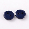 2-Hole Flat Round Resin Sewing Buttons for Costume Design BUTT-E119-20L-11-2