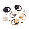 Givenny-EU 10 Sets 5 Colors Zinc Alloy Bag Lifting Ring FIND-GN0001-08-7