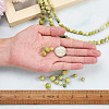 Yilisi 3 Strands 3 Style Natural Yellow Turquoise Jasper Beads Strands G-YS0001-04-11