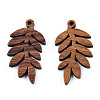 Natural Walnut Wood Pendants X-WOOD-T023-15-1