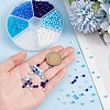 12 Strands 6 Colors Glass Beads Strands EGLA-GO0001-07A-3