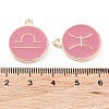Alloy Enamel Pendants ENAM-S124-01A-03-4