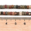 Natural Polychrome Jasper/Picasso Stone/Picasso Jasper Beads Strands G-G345-C24-2x4mm-5