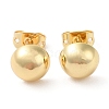 Rack Plating Brass Stud Earrings for Women EJEW-G394-18C-G-2