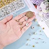 520Pcs Brass Rhinestone Spacer Beads RB-PA0001-07B-3