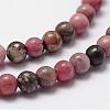 Natural Rhodonite Beads Strands G-D840-59-12mm-3