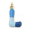 Alloy Enamel Pendants ENAM-S023-01G-L-2