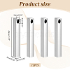 12Pcs 304 Stainless Steel Pendants STAS-GA0001-59-2