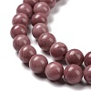 Grade A Natural Rhodonite Beads Strands G-E571-23B-4