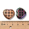 Rainbow Iridescent Printed Opaque Acrylic Beads OACR-D316-01B-03-3