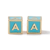 Rack Plating Brass Enamel Beads KK-B060-04G-06A-2