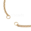 304 Stainless Steel Cable Chain Twisted Chain Slider Bracelet Making AJEW-JB01509-01-2