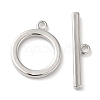 Brass Toggle Clasps X-KK-E057-09P-1